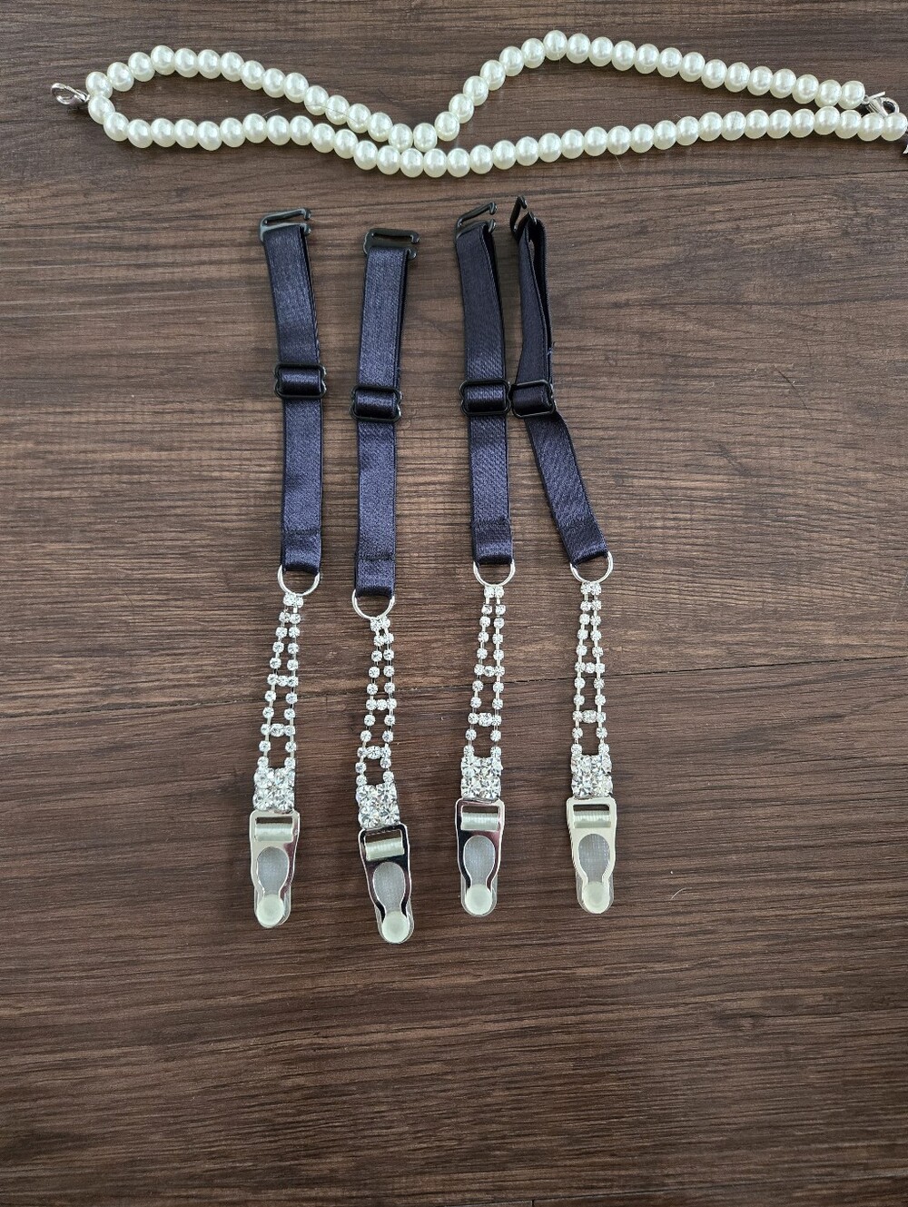 Rhinestone Garter Belt Clips Clasps Hooks